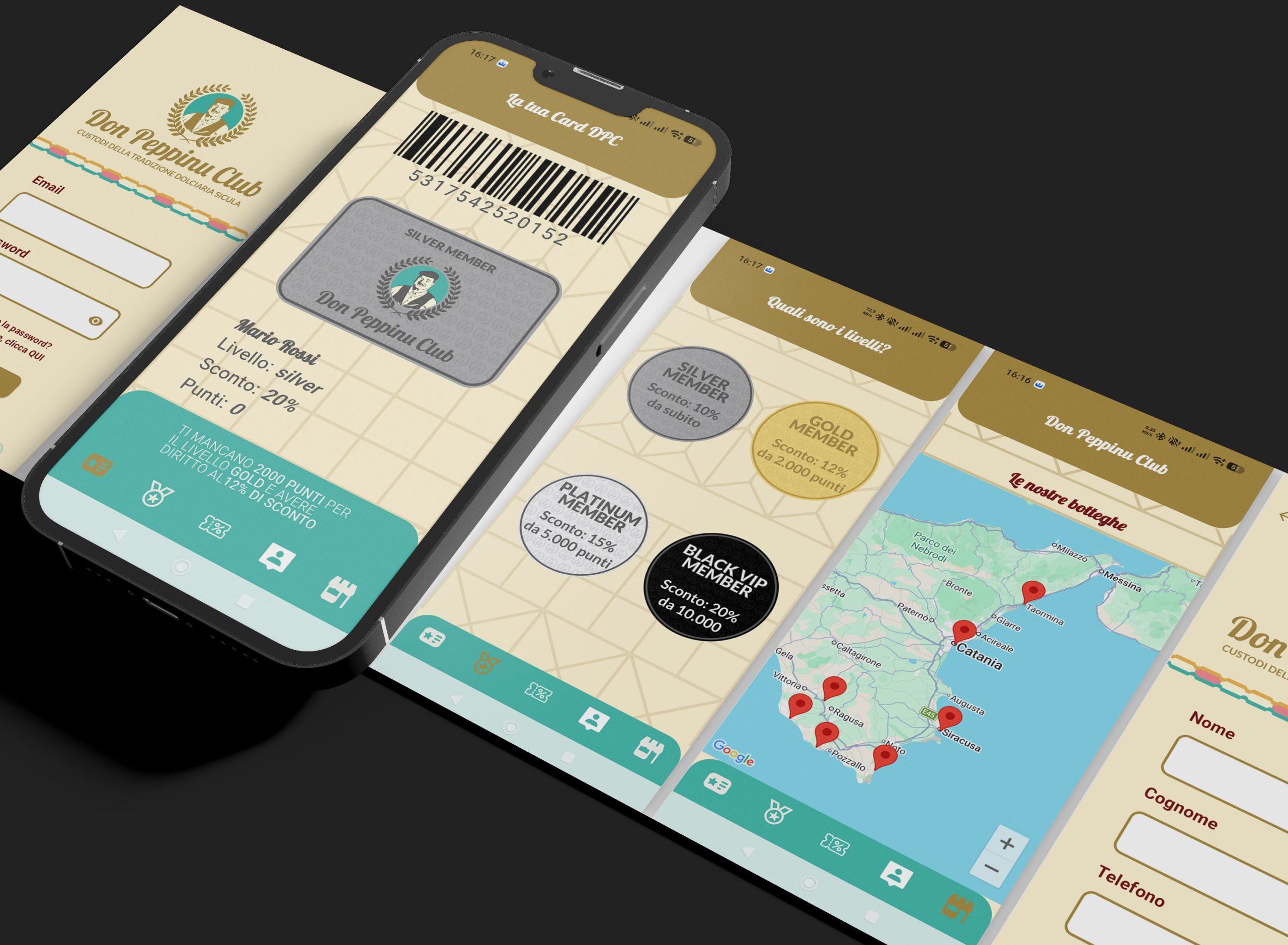 Donpeppinu - schermate App