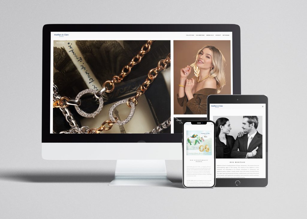 Matthia's & Claire sito web